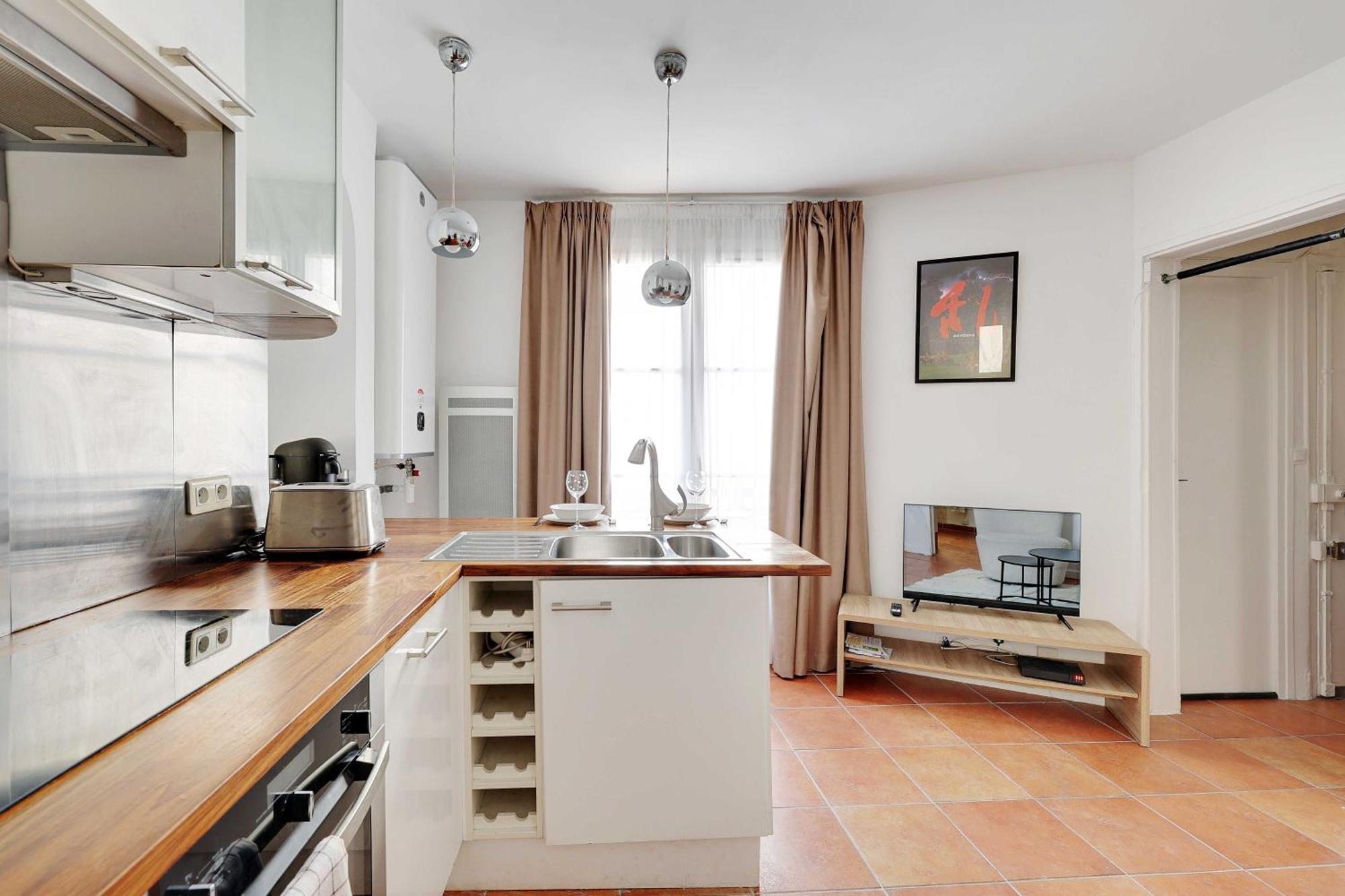 Charming 1br 2p - 4th Paris